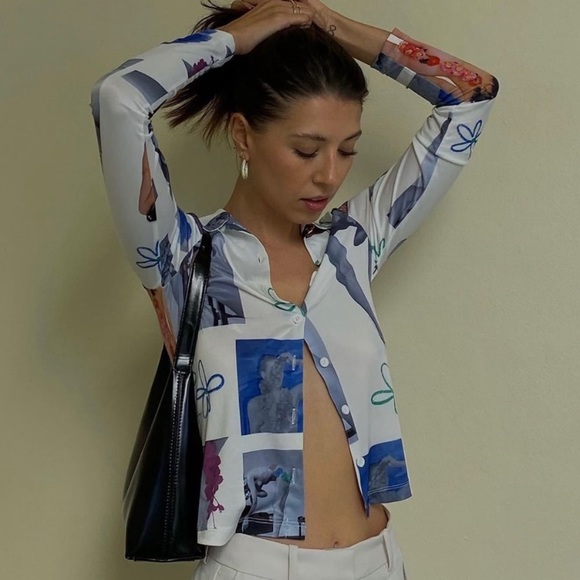 With Jéan Bobbie Shirt in Floral Mimicry - Picture 2 of 6